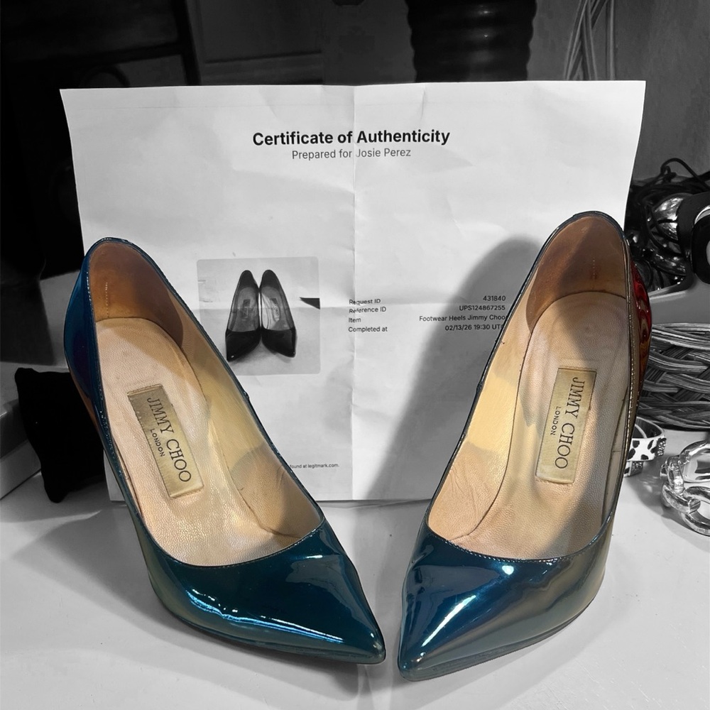 Jimmy Choo Glossy Black Heels